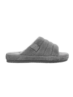 Uggs Men Fluff  You Grey Slide Slipper